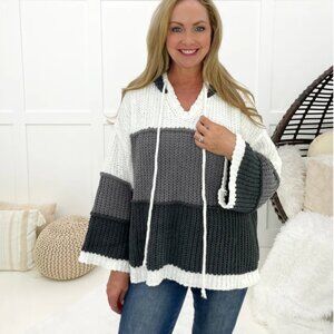 New! Pol Star ⭐️ Hoodie Sweater Cardigan Pullover Size L